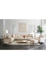 Sloping Arm Lounge Chair | Caracole Victoria | Oroa.com