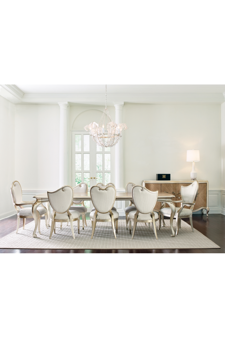 Silkscreened Extendable Dining Table | Caracole Rectangle | Oroa.com