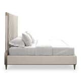 Gold Frame Upholstered Queen Bed | Caracole Valentina