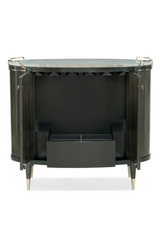 Oval Modern Bar Cabinet | Caracole Mix-ology | Oroa.com