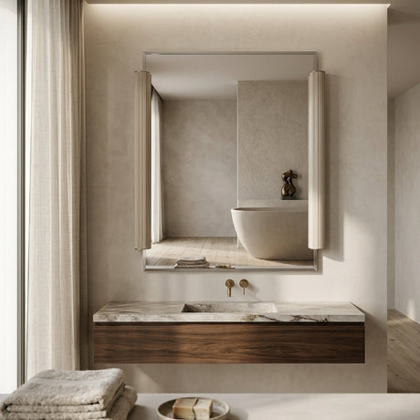 Fluted Side Beveled Mirror | Caracole Love To Look!