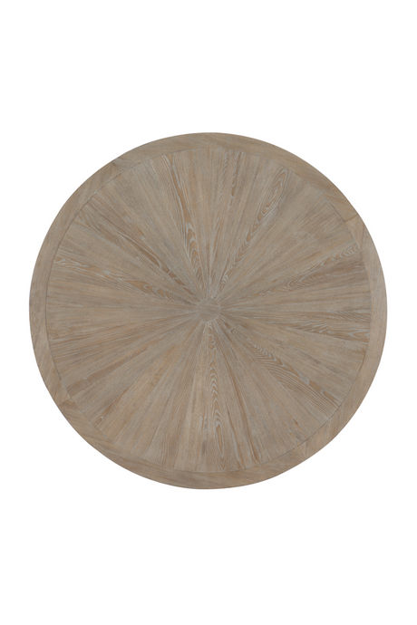 Round Ash Dining Table | Caracole Rough And Ready 54 | Oroa.com