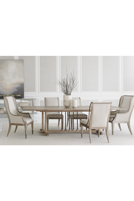 Ash Wood Side Chair | Caracole Open Arms | Oroa.com