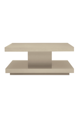 Beige Geometrical Coffee Table | Caracole Cool And Classic |  Oroa.com