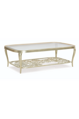 Glass Cocktail Table | Caracole Flower Power | Oroa.com