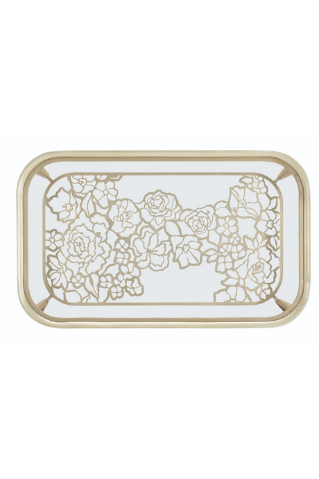 Glass Cocktail Table | Caracole Flower Power | Oroa.com