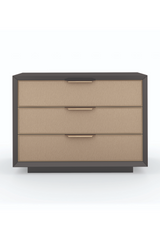 Vinyl 3-Drawer Nightstand | Caracole Triple Wrap | Oroa.com