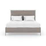 Wooden Herringbone Queen Bed | Caracole Serenity