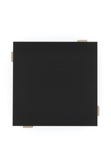 Square Black Coffee Table | Caracole I'll Take The Corner Table | Oroa.com