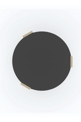 Round Mirrored Side Table | Caracole Go Around It | Oroa.com