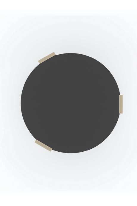 Round Mirrored Side Table | Caracole Go Around It | Oroa.com