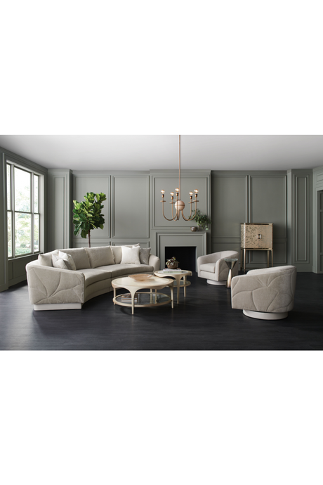 Hourglass Side Table | Caracole Spy Glass | Oroa.com