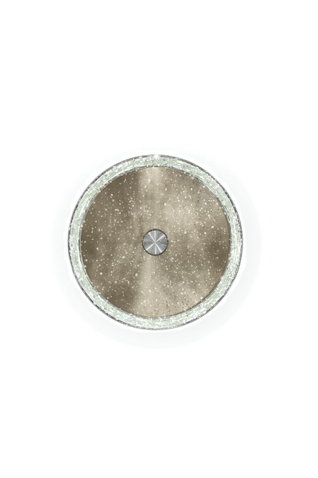 Hourglass Side Table | Caracole Spy Glass | Oroa.com