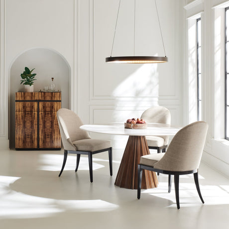 Flip-Top Mape Bar Cabinet | Caracole