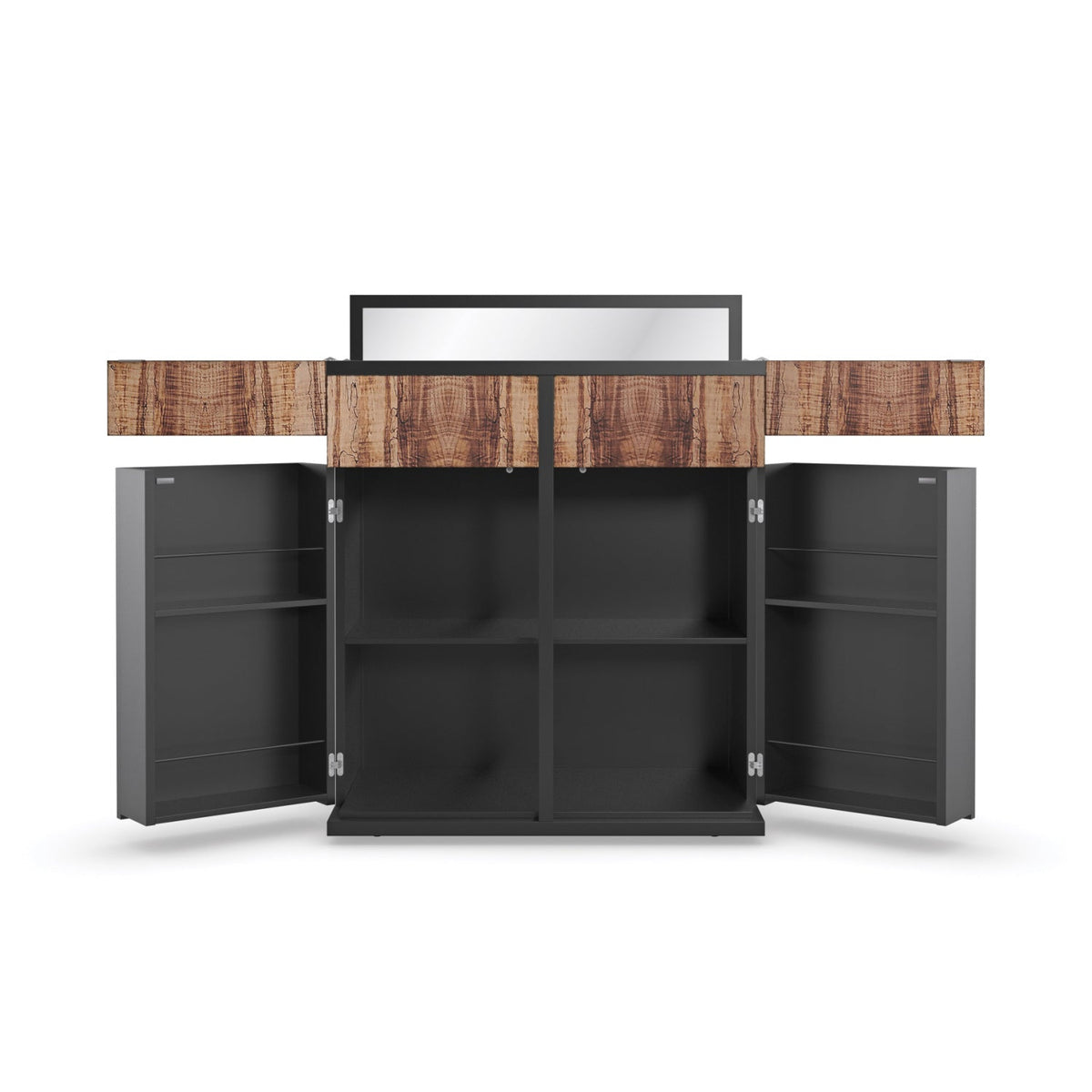 Flip-Top Mape Bar Cabinet | Caracole
