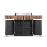 Flip-Top Mape Bar Cabinet | Caracole