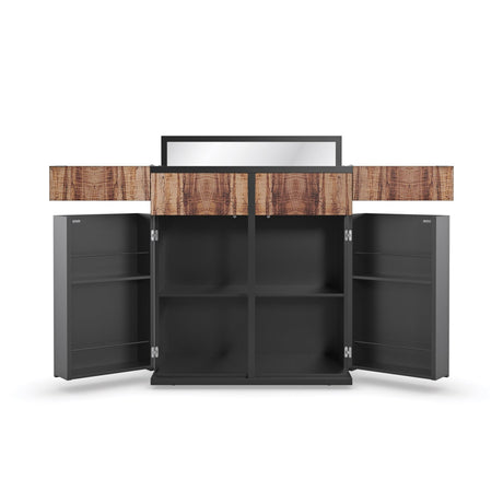 Flip-Top Mape Bar Cabinet | Caracole
