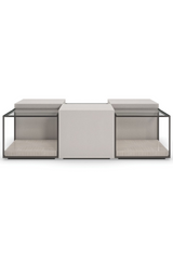 Shagreen Cube Cocktail Table | Caracole Solid Ground | Oroa.com