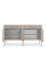Glass Door Modern Sideboard | Caracole Love Interest | Oroa.com