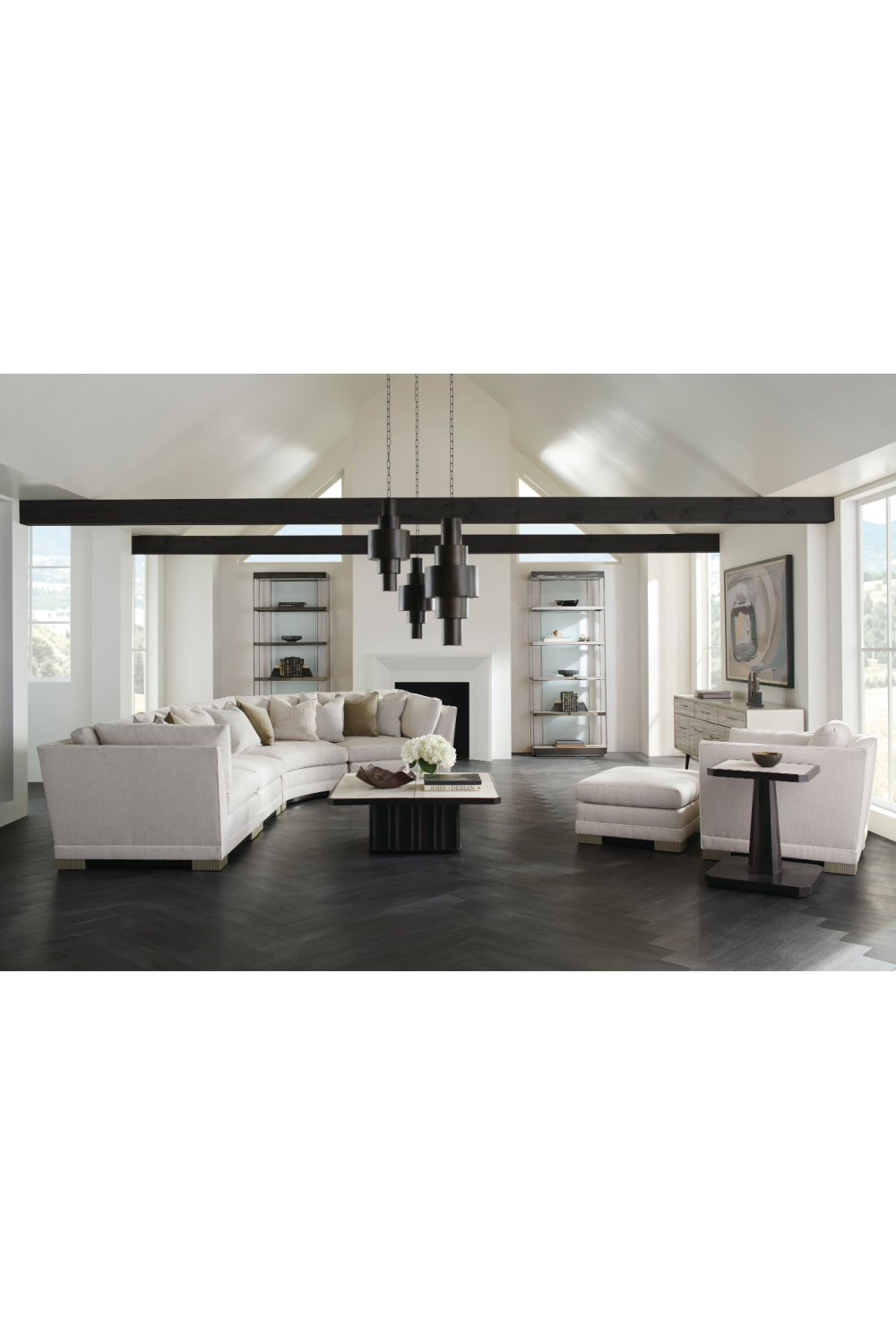 Bronze Framed Display Cabinet | Caracole Shelf Life | Oroa.com