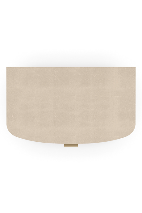 Cream Shagreen Nightstand | Caracole Simply Perfect | Oroa.com