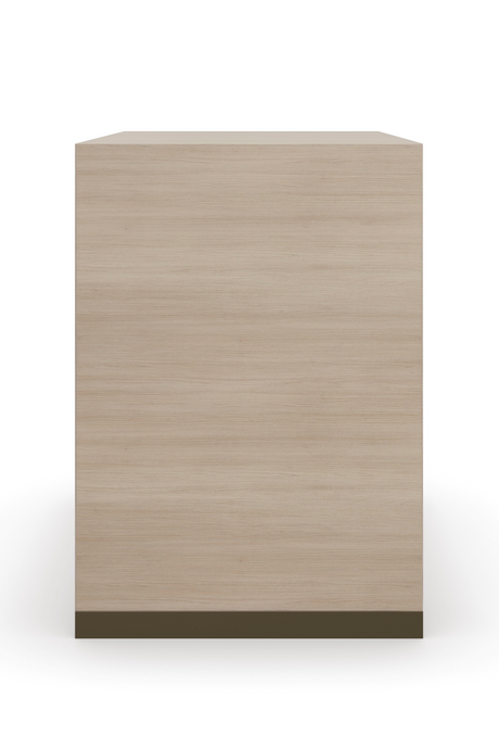 Beige 2-Drawer Nightstand | Caracole Hang Up | Oroa.com