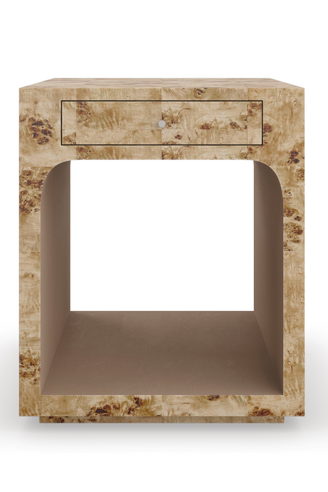 Mappa Burl End Table | Caracole Burlesque | Oroa.com