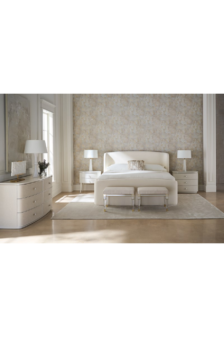 Cream Linen 6-Drawer Dresser | Caracole Lyon | Oroa.com