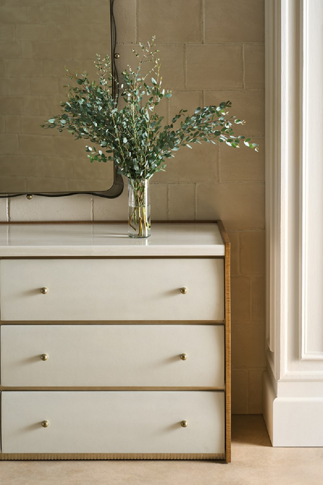 Bronze Ribbon Detail Mirror | Caracole Marseille | Oroa.com