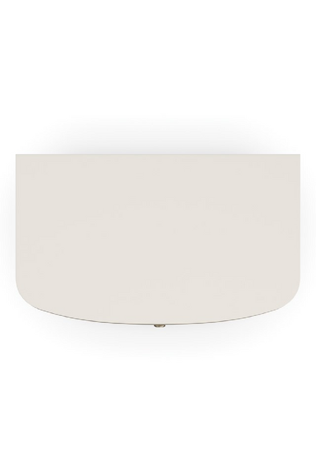 Cream Linen 3-Drawer Nightstand | Caracole Lyon | Oroa.com