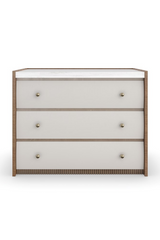 Sycamore Panel 3-Drawer Nightstand | Caracole Avignon | Oroa.com