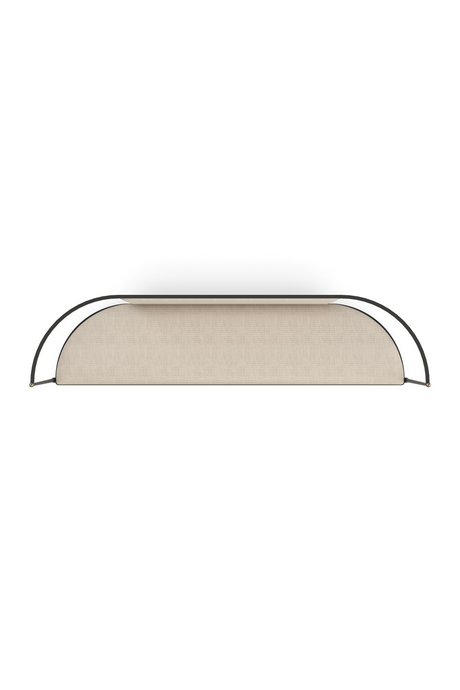 Metal Framed Wool Bench | Caracole Toulouse | Oroa.com
