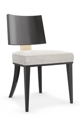 Black Bentwood Dining Chair (2) | Caracole Champagne | Oroa.com