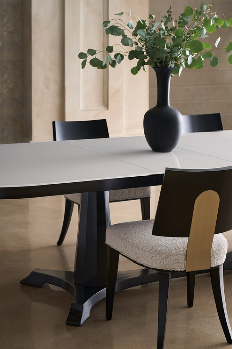 Black Bentwood Dining Chair (2) | Caracole Champagne | Oroa.com