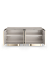 Mirrored 4-Door Media Unit | Caracole Aero | Oroa.com
