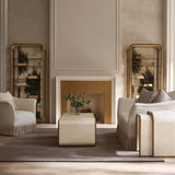 Gold Wooden Framed Bookcase | Caracole Fairmont