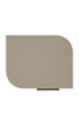 Silver Gloss 2-Drawer Nightstand | Caracole Oblique | Oroa.com