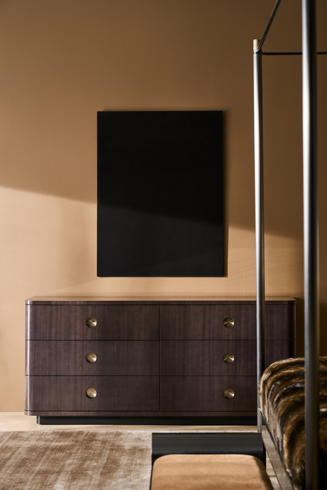 Meta Framed Upholstered Bench | Caracole Beau | Oroa.com