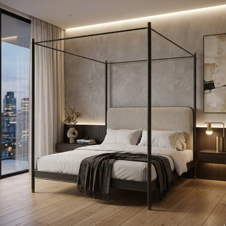 Bronze Canopy Bed | Caracole Campaign