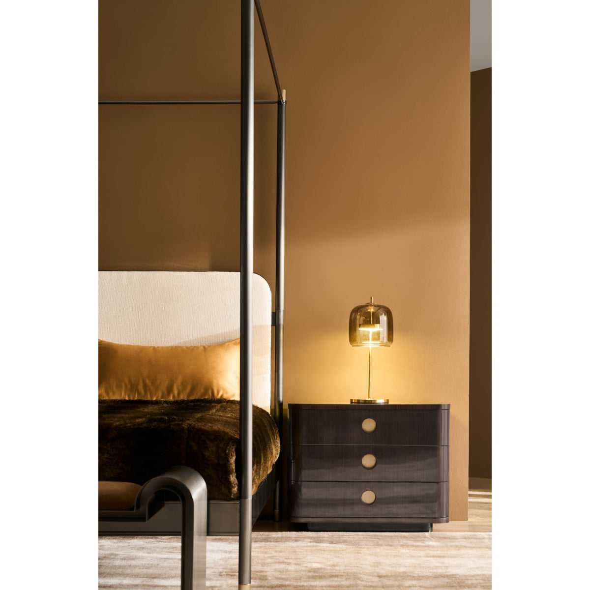 Bronze Canopy Bed | Caracole Campaign