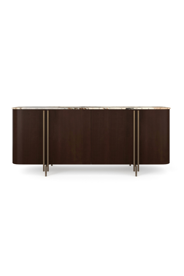 Oval 4-Door Sideboard | Caracole Vena | Oroa.com
