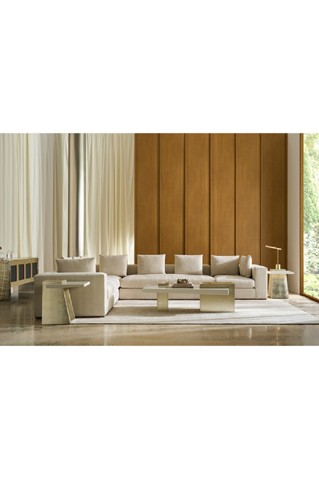 Wooden Rectangular Coffee Table | Caracole Float | Oroa.com
