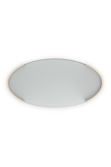 Glass Top Oval Coffee Table | Caracole Love | Oroa.com