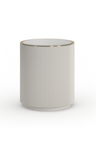 Glass Top Barrel End Table | Caracole Love | Oroa.com