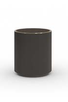 Glass Top Barrel End Table | Caracole Love | Oroa.com