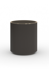 Glass Top Barrel End Table | Caracole Love | Oroa.com
