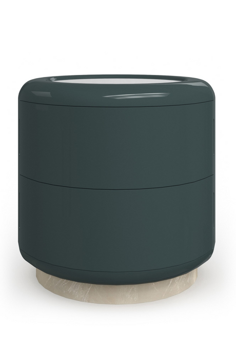 Green Cylindrical Side Table | Caracole Gelee | Oroa.com