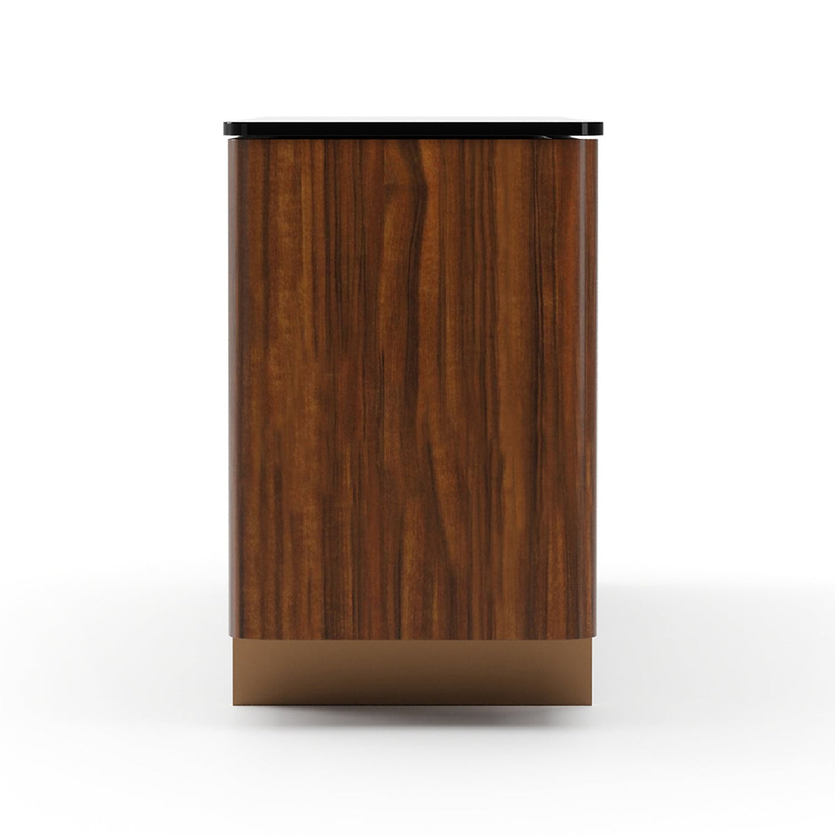 Smoked Walnut 4-Door Sideboard | Caracole Altura
