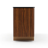 Smoked Walnut 4-Door Sideboard | Caracole Altura