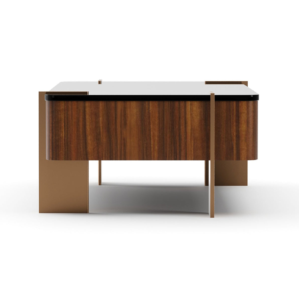 Rectangular Walnut Cocktail Table | Caracole Altura